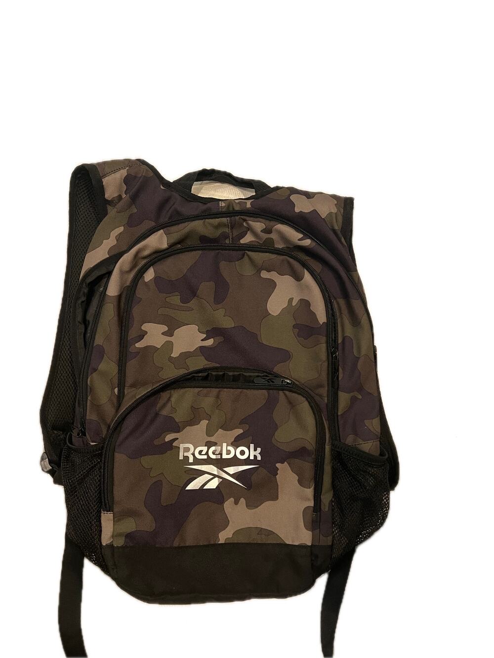 Reebok Unisex Adult Laredo 19.5" Laptop Backpack, Green Camo